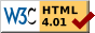 Validiertes HTML 4.01 Strict