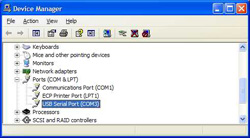 USB Serial Port In Device Manager