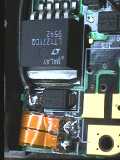 Wie man einen Newton MessagePad 130 zerlegt. Bild 13 von 14. Copyright (c) 2001 Frank Gruendel