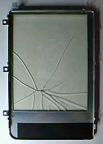 How to refurbish an Apple Newton 120 / 130 display, image 2 of 2. Copyright (c) 2002Frank Gruendel