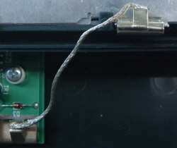 Masseclip aufgesteckt