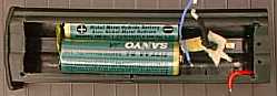 Wiederaufarbeitung eines Apple Newton 2000 / 2100 battery pack, Bild 18 von 24. Copyright 2001 Frank Gruendel